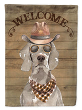 Load image into Gallery viewer, Weimaraner Country Dog Flag Canvas House Size CK6372CHF