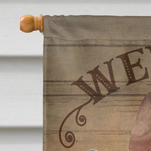 Load image into Gallery viewer, Fox Terrier Country Dog Flag Canvas House Size CK6378CHF