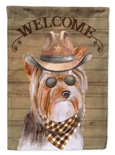 Load image into Gallery viewer, Yorkshire Terrier #3 Country Dog Flag Canvas House Size CK6381CHF