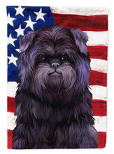 Load image into Gallery viewer, Affenpinscher American Flag Garden Flag - Outdoor Decorative Yard Flag CK6382GF