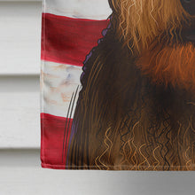 Load image into Gallery viewer, Airedale Terrier American Flag Flag Canvas House Size CK6385CHF