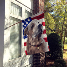 Load image into Gallery viewer, Akbash American Flag Flag Canvas House Size CK6386CHF