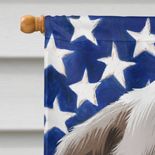 Load image into Gallery viewer, Akbash American Flag Flag Canvas House Size CK6386CHF