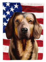Load image into Gallery viewer, Alpine Dachsbracke American Flag Flag Canvas House Size CK6392CHF