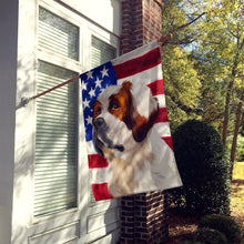 Load image into Gallery viewer, Alpine Mastiff American Flag Flag Canvas House Size CK6393CHF