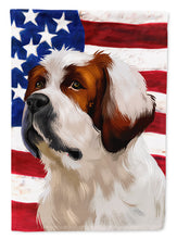 Load image into Gallery viewer, Alpine Mastiff American Flag Garden Flag - Outdoor Decorative Yard Flag CK6393GF