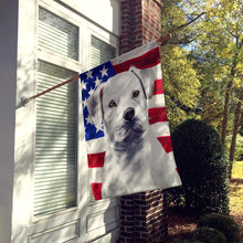 Load image into Gallery viewer, American Bulldog American Flag Flag Canvas House Size CK6395CHF