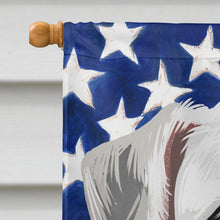 Load image into Gallery viewer, American Bulldog American Flag Flag Canvas House Size CK6395CHF