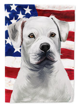 Load image into Gallery viewer, American Bulldog American Flag Flag Canvas House Size CK6395CHF