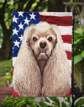 Load image into Gallery viewer, American Cocker Spaniel American Flag Garden Flag - Outdoor Decorative Yard Flag CK6396GF