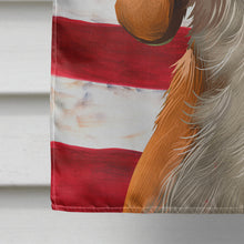 Load image into Gallery viewer, American English Coonhound American Flag Flag Canvas House Size CK6397CHF