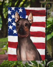 Load image into Gallery viewer, American Hairless Terrier American Flag Garden Flag - Outdoor Decorative Yard Flag CK6400GF
