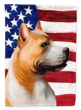 Load image into Gallery viewer, American Pit Bull Terrier American Flag Garden Flag - Outdoor Decorative Yard Flag CK6401GF