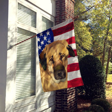 Load image into Gallery viewer, Anatolian Shepherd Dog American Flag Flag Canvas House Size CK6403CHF