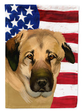 Load image into Gallery viewer, Anatolian Shepherd Dog American Flag Flag Canvas House Size CK6403CHF