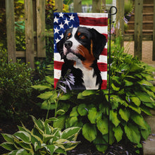 Load image into Gallery viewer, Appenzeller Sennenhund American Flag Garden Flag - Outdoor Decorative Yard Flag CK6405GF
