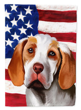 Load image into Gallery viewer, Ariege Pointer Dog American Flag Flag Canvas House Size CK6406CHF