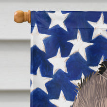 Load image into Gallery viewer, Armenian Gamper Dog American Flag Flag Canvas House Size CK6408CHF