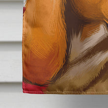 Load image into Gallery viewer, Artois Hound Dog American Flag Flag Canvas House Size CK6409CHF