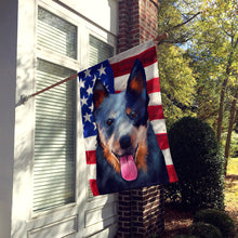 Load image into Gallery viewer, Australian Cattle Dog American Flag Flag Canvas House Size CK6410CHF