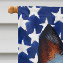 Load image into Gallery viewer, Australian Cattle Dog American Flag Flag Canvas House Size CK6410CHF