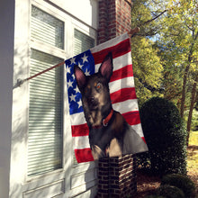 Load image into Gallery viewer, Australian Kelpie American Flag Flag Canvas House Size CK6411CHF