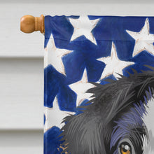 Load image into Gallery viewer, Australian Shepherd  American Flag Flag Canvas House Size CK6412CHF