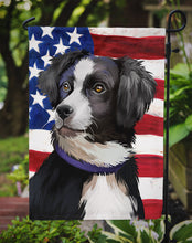 Load image into Gallery viewer, Australian Shepherd  American Flag Garden Flag - Outdoor Decorative Yard Flag CK6412GF