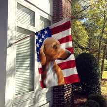Load image into Gallery viewer, Azawakh Hound American Flag Flag Canvas House Size CK6416CHF