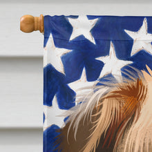 Load image into Gallery viewer, Basque Shepherd Dog American Flag Flag Canvas House Size CK6418CHF
