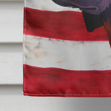 Load image into Gallery viewer, Bavarian Mountain Hound American Flag Flag Canvas House Size CK6420CHF