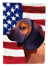 Load image into Gallery viewer, Bavarian Mountain Hound American Flag Garden Flag - Outdoor Decorative Yard Flag CK6420GF