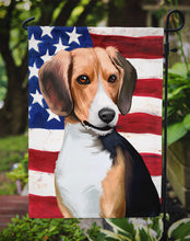 Load image into Gallery viewer, Beagle American Flag Garden Flag - Outdoor Decorative Yard Flag CK6421GF