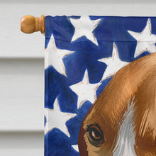 Load image into Gallery viewer, Beagle-Harrier American Flag Flag Canvas House Size CK6422CHF