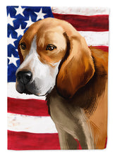 Load image into Gallery viewer, Beagle-Harrier American Flag Flag Canvas House Size CK6422CHF