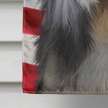 Load image into Gallery viewer, Bearded Collie American Flag Flag Canvas House Size CK6423CHF
