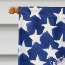 Load image into Gallery viewer, Bedlington Terrier American Flag Flag Canvas House Size CK6425CHF