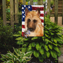 Load image into Gallery viewer, Belgian Laekenois American Flag Garden Flag - Outdoor Decorative Yard Flag CK6427GF
