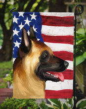 Load image into Gallery viewer, Belgian Malinois American Flag Garden Flag - Outdoor Decorative Yard Flag CK6428GF