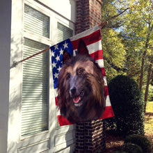 Load image into Gallery viewer, Belgian Tervuren American Flag Flag Canvas House Size CK6429CHF