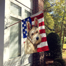 Load image into Gallery viewer, Berger Picard Dog American Flag Flag Canvas House Size CK6432CHF