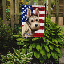 Load image into Gallery viewer, Berger Picard Dog American Flag Garden Flag - Outdoor Decorative Yard Flag CK6432GF