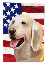 Load image into Gallery viewer, Billy Dog American Flag Flag Canvas House Size CK6435CHF