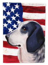 Load image into Gallery viewer, Bleu de Gascogne Dog American Flag Flag Canvas House Size CK6439CHF