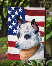 Load image into Gallery viewer, Blue Heeler Dog American Flag Garden Flag - Outdoor Decorative Yard Flag CK6441GF