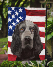 Load image into Gallery viewer, Blue Picardy Spaniel American Flag Garden Flag - Outdoor Decorative Yard Flag CK6443GF