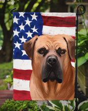 Load image into Gallery viewer, Boerboel Dog American Flag Garden Flag - Outdoor Decorative Yard Flag CK6444GF