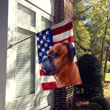 Load image into Gallery viewer, Boxer Dog American Flag Flag Canvas House Size CK6454CHF