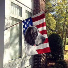 Load image into Gallery viewer, Braque d'Auvergne Dog American Flag Flag Canvas House Size CK6457CHF