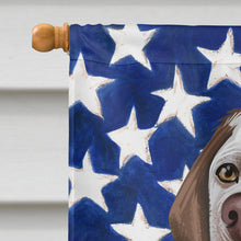 Load image into Gallery viewer, Braque du Bourbonnais American Flag Flag Canvas House Size CK6458CHF